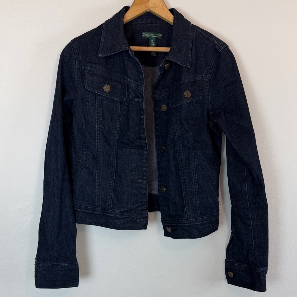Ralph Lauren Dark Blue Jean Jacket women’s size XS